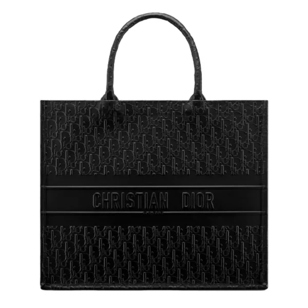 حقيبة نسائية توت باق ديور بحجمين عصرية لون أسود