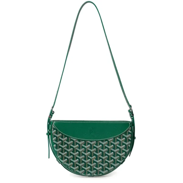 حقيبة جويارد HIRONDELLE لون أخضر فاخر 25سم