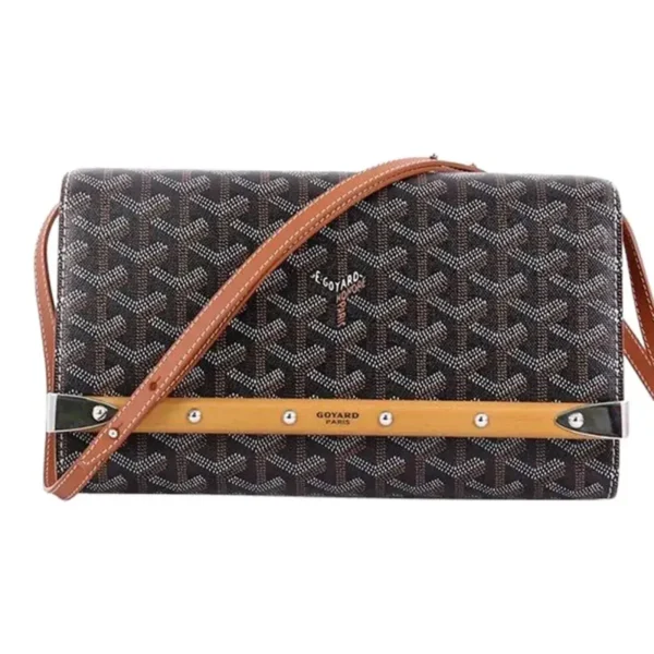 كلاتش بحامل كتف جويارد مونتي كارلو 25سم بلون عسلي واسود