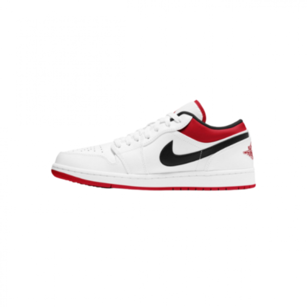 Air Jordan 1 Low White University Red Black