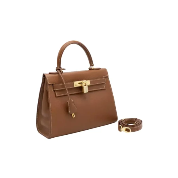 حقيبة هيرميس بيركين براون اند جولد