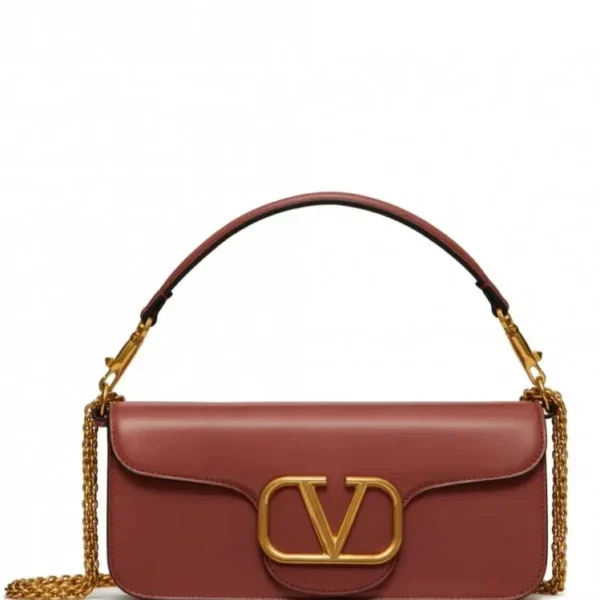 حقيبة فالنتينو ستاد نسائية حامل مريح بتفاصيل ذهبية