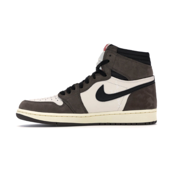 Nike Jordan 1 Retro High Travis Scott SailBlack-Dark Mocha-University